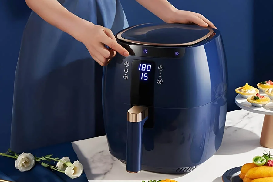 a large air fryer