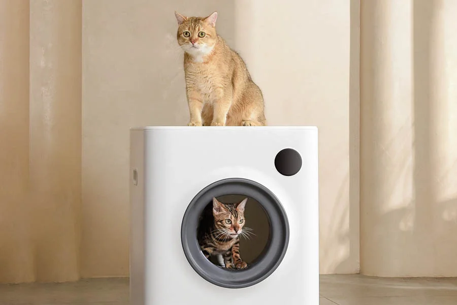 how does the litter robot work