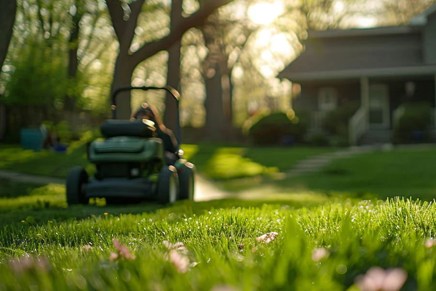 lithium battery powered lawn mowers