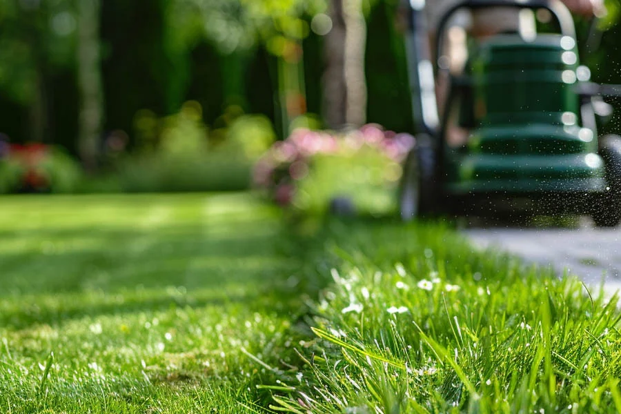 electric walk behind mower