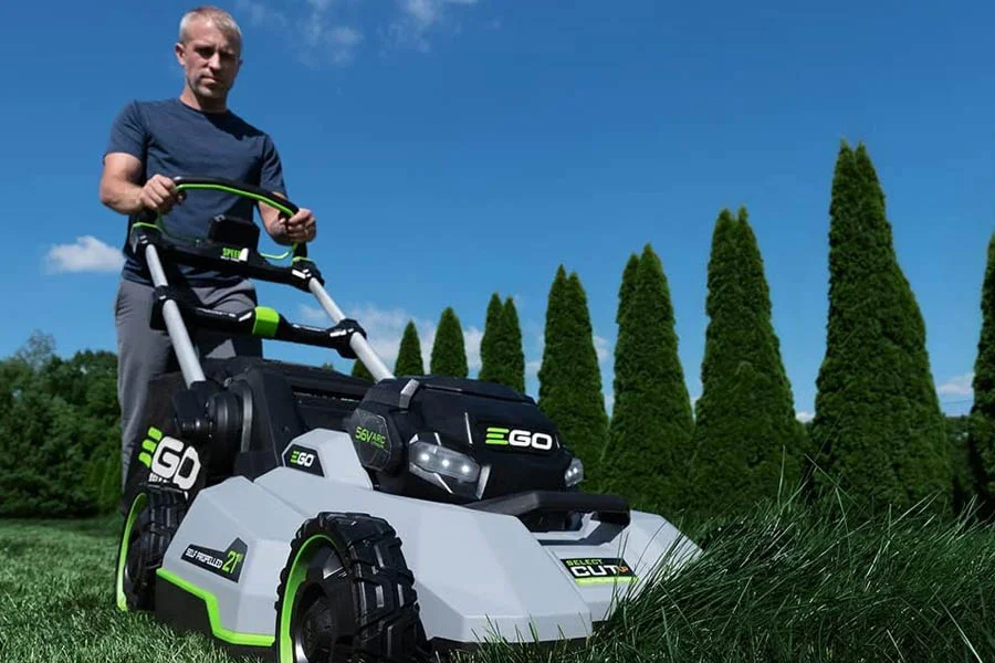 electric cordless push mower