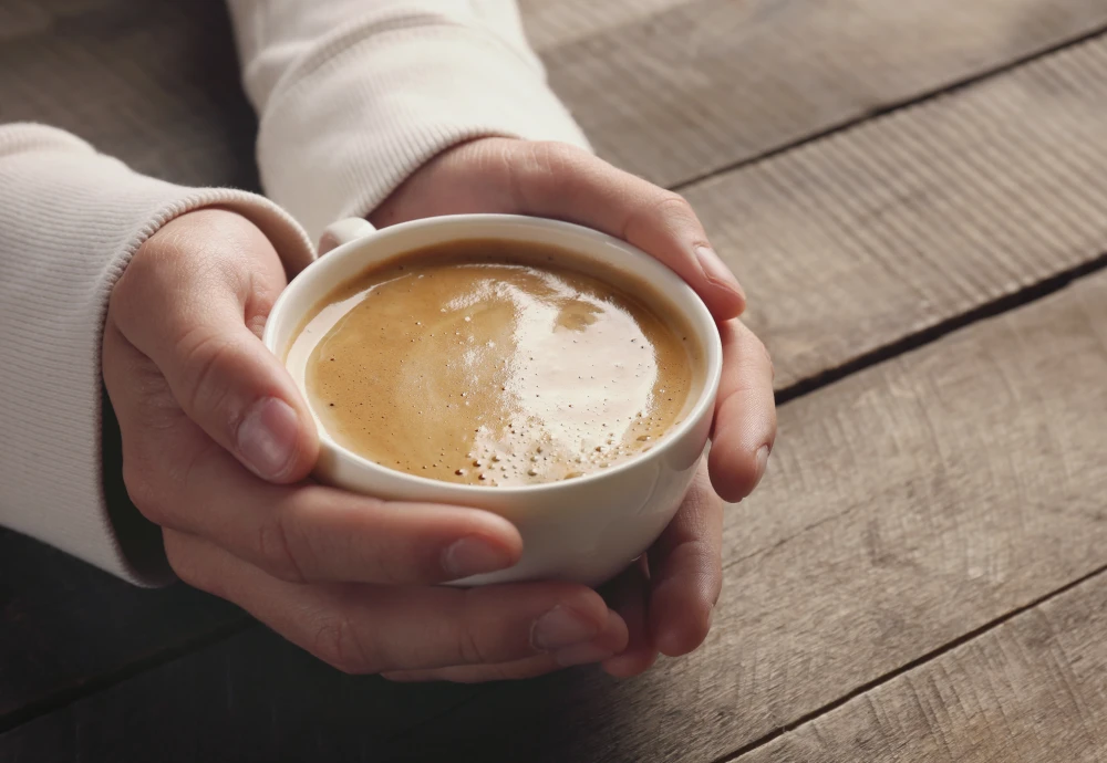 making coffee with espresso machine