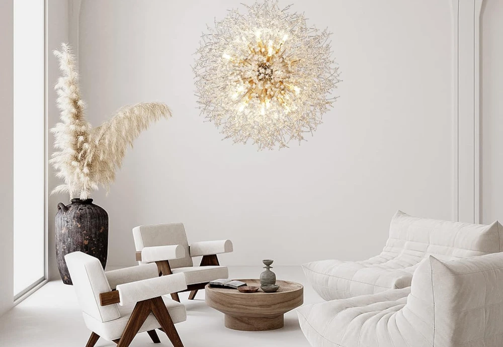 globe ball chandelier