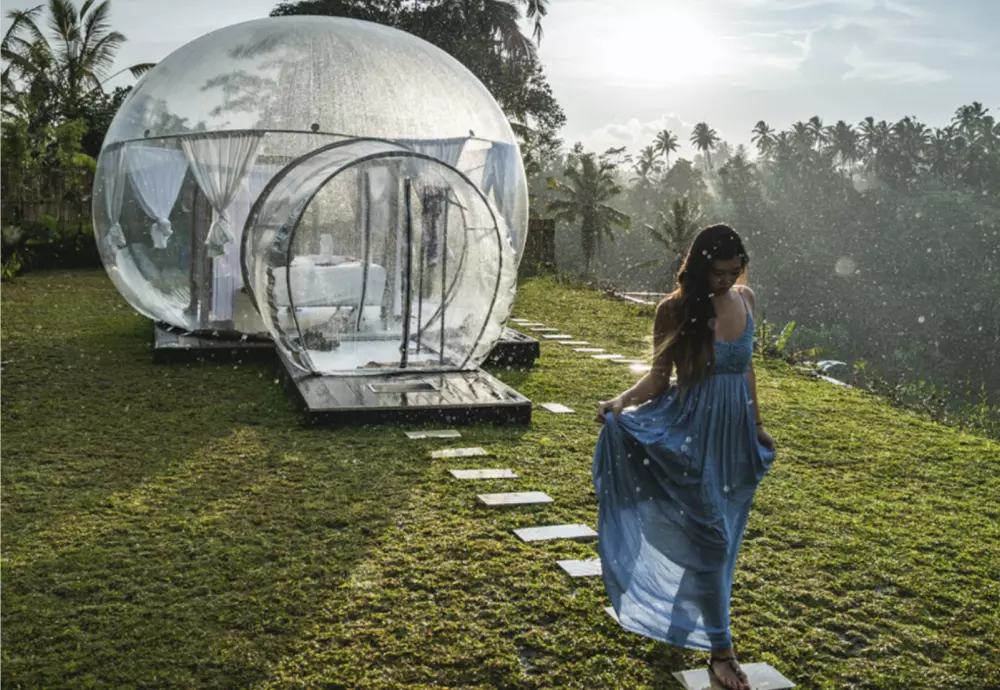 bubble tents in texas