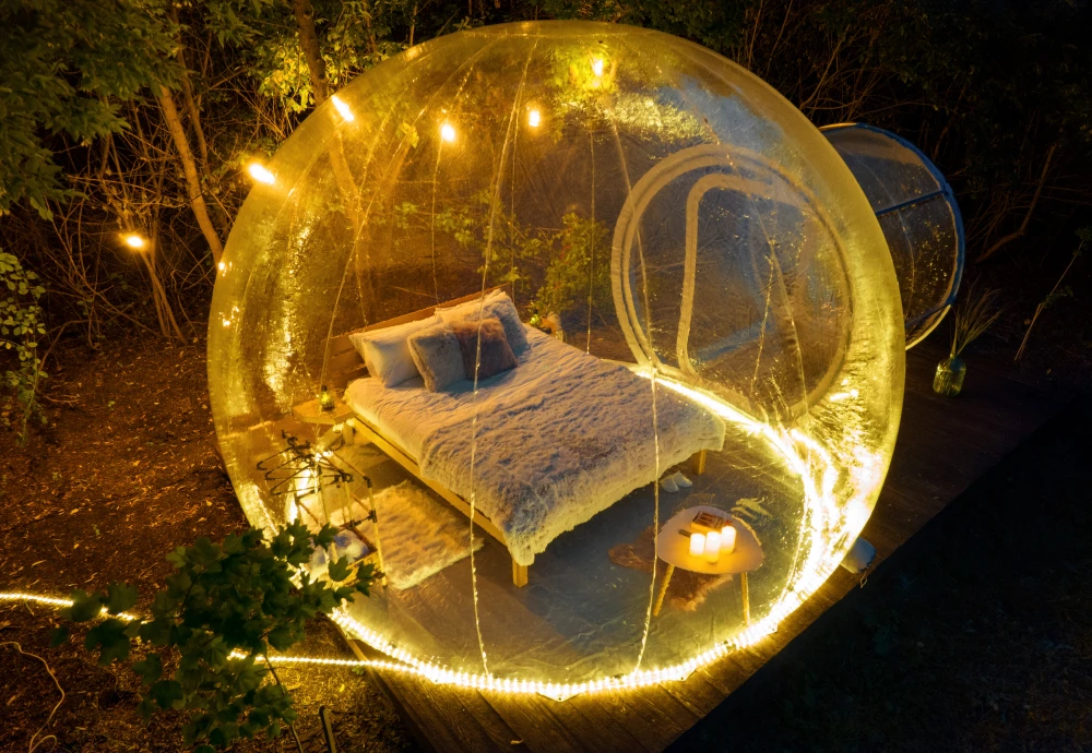 tunnel inflatable bubble tent