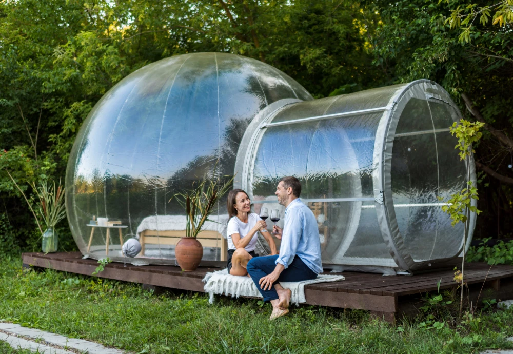 glamping bubble tent